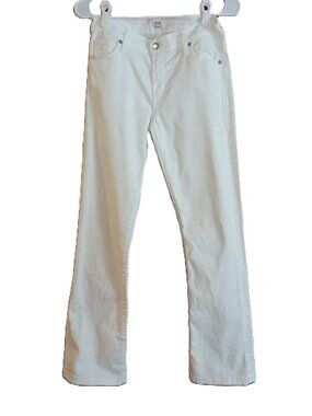 Citizens of Humanity Amber Bootcut Jeans White Mid Rise Waist 27 Premium EUC
